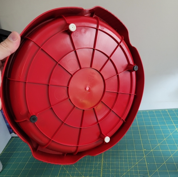 NuWave Infrared Oven Pro Plus 20653 Replacement Part Base Bottom Red + Drip Pan - Picture 5 of 6